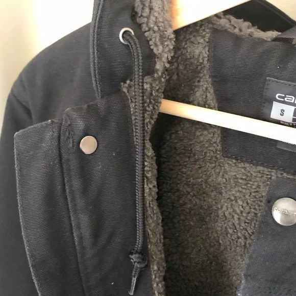 MEN'S SHERPA-LINED UTILITY JACKET - RELAXED FIT - WASHED DUCK - Picture 10 of 12